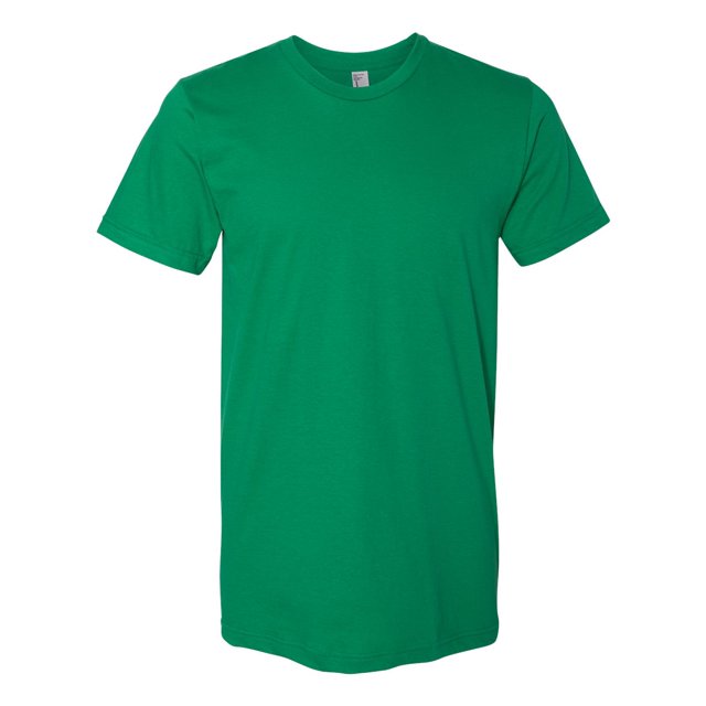 American Apparel USA-Made Fine Jersey Tee, XL, Kelly Green
