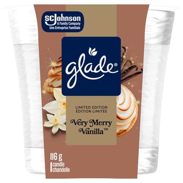 Glade® Scented Candle Air Freshener, Delicate Vanilla Embrace