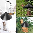 thumbnail image 2 of 16Inch Outdoor Hanging Squirrel Flapper Durable Plastic Squirrel Guard Baffle with Hook Wrap Around Squirrel Baffle Proof for Bird Feeders Poles and Bird House, 2 of 7