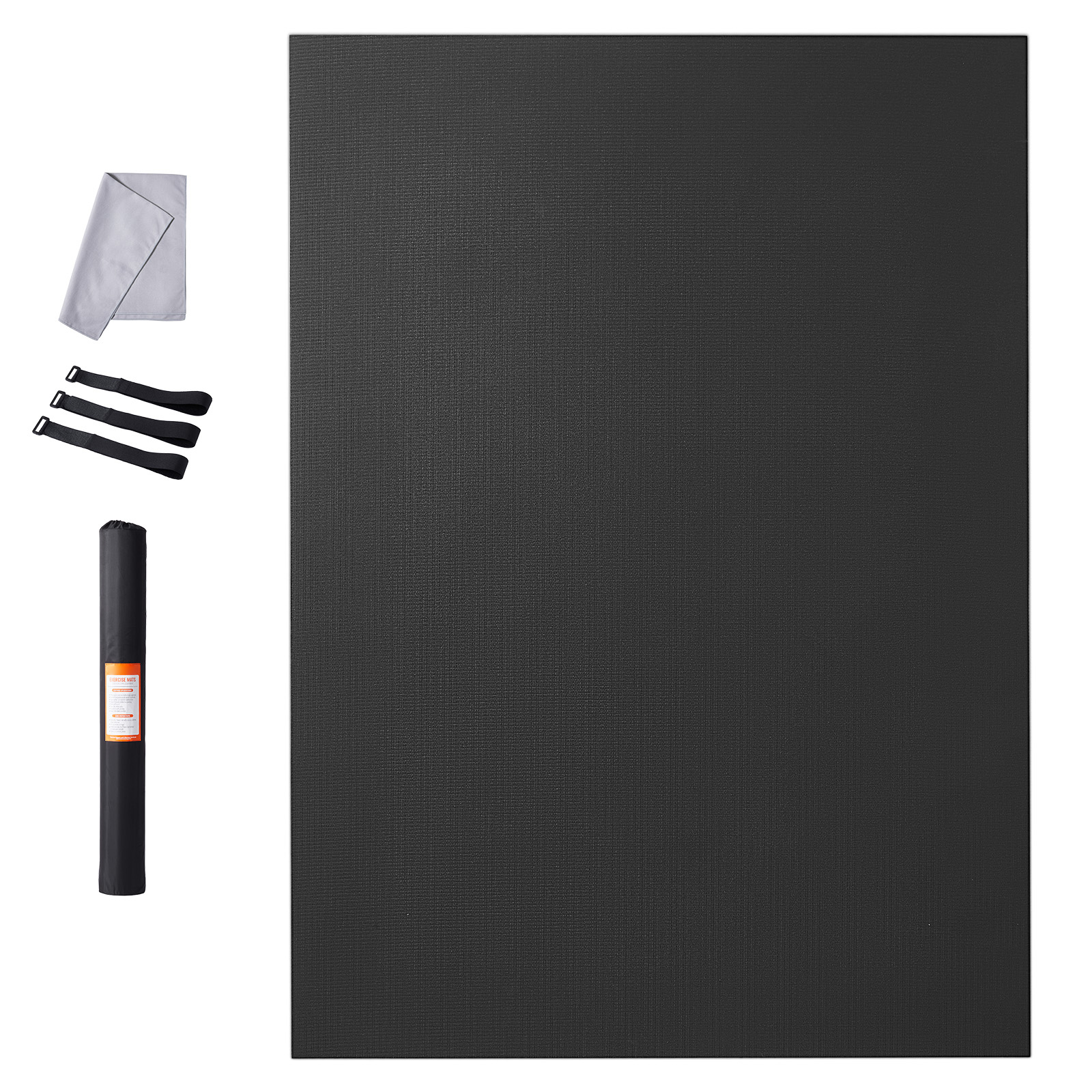 KFFKFF Fitness Mat, Durable Non-Slip Yoga Mat, Universal Exercise Mat for Both Genders, Includes Bag & Strap, Suitable for Home Yoga, Pilates & Floor Exercises (7x5ft)