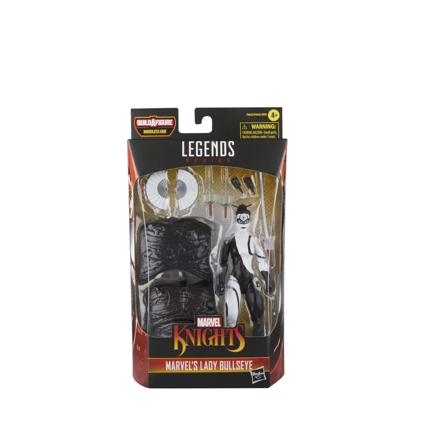 Hasbro Marvel Legends Series Marvel Knights, figurine Marvel's Lady Bullseye de 15 cm, bande dessinée à collectionner