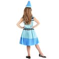 thumbnail image 3 of Robe de Costume pour Enfant en Craie de Cire Bleu, 3 of 5