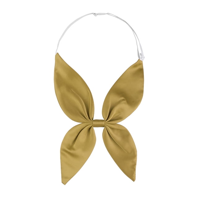 INSPIRE CHIC Robe de Marin pour Femme Pré-Nouée avec Nœud Papillon Nœud Papillon Déco Jaune Doré Taille Unique