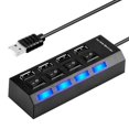 thumbnail image 1 of High Speed 4/7 Port USB Hub Power on/off Switch Expander PC Notebook Laptop Multiple Converter Adapter Splitter, 1 of 8