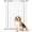 White, variant on PawHut 41" Pet Gate with Walk Through Door for Stairs Doorways House Black