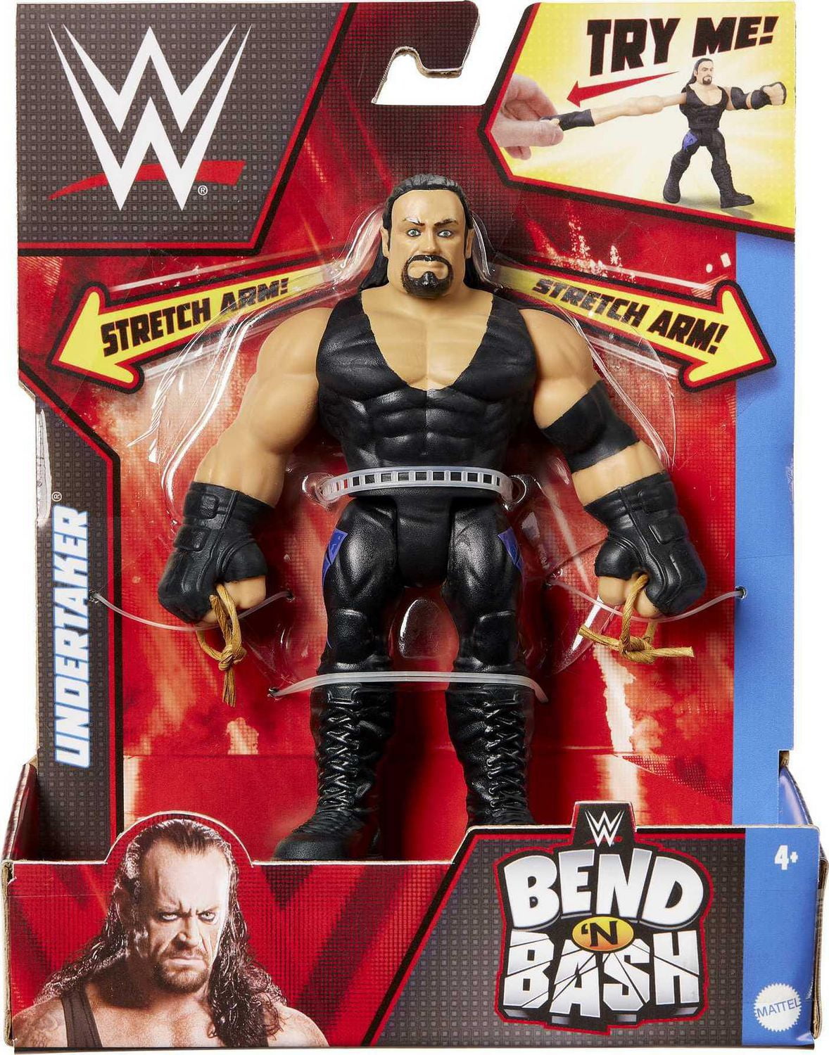 WWE – Bend 'N Bash – Figurine articulée – Undertaker
