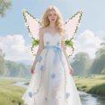 thumbnail image 4 of EGNMCR Home Decor, Room Decor, Wall Decor Elven Butterflys Wing Thin Cicada-Wing Wing Set Festival Party Performance Props A Wing, 4 of 7