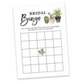 thumbnail image 2 of Inkdotpot 50Cactus Taco'bout loveBingoGameCardsFor Bridal Wedding Shower Bachelorette Party Bulk Blank Square Fill In Gift Ideas, 2 of 7