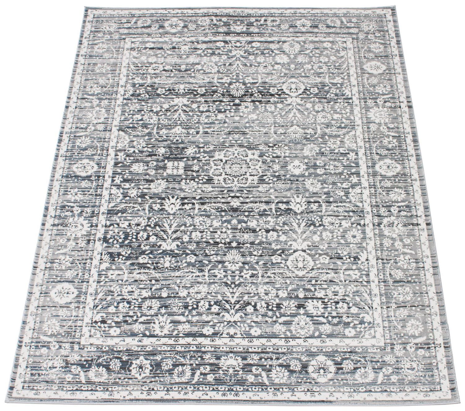 ECARPET Layla Cream, Grey Rug