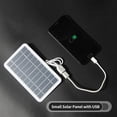 thumbnail image 3 of Mistaha 2W 5V Small Solar Panel with USB DIY Monocrystalline Silicon Solar Cell Waterproof Camping Portable Power Solar Panel for Power Bank Mobile Phone, 3 of 8