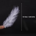 thumbnail image 2 of 50pcs Turkey Feathers for DIY Craft Wedding Home Party Decorations （White）, 2 of 5
