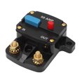 thumbnail image 2 of Audio Fuse Breaker Inverter, Heavy Duty Manual Reset Car Stereo Fuse Holder Wear Resistant Pressure Resistant  For Audio Stereo System 50A, 2 of 8