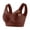 Coffee#support bras women, variant on FAVIPT Women Seamless Bra Thin Hide Back Fat Daily Underwear Lace Mesh Breathable Soft Bras Wireless Tank Bralette Red,XXXXL