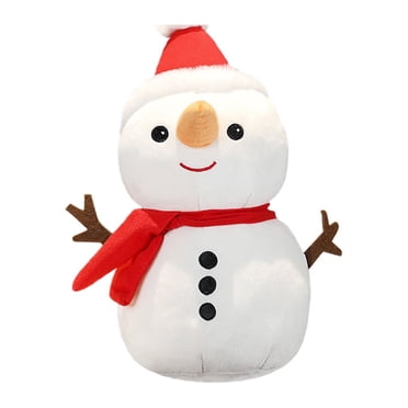 C 10 Inch Snowman Plush Doll Mini Holiday Gift Soft Toy For Kids Christmas Decoration