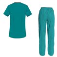 thumbnail image 2 of Women's Scrubs Set Scrub Top and Pants Scrubs Set, 2 of 3