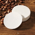 thumbnail image 4 of 51 53 58mm 100 Pcs Filtres de Bol pour Poudre de Café pour Cafetière Espresso Blanc Brun, 4 of 9