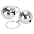 thumbnail image 4 of Pet Bells,  Pets Copper Bells Sturdy -plated With Key Ring For Outdoor Silver, 4 of 8