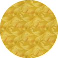 thumbnail image 1 of Ahgly Company Tapis Rond Lavable en Machine Intérieur Transitionnel Or Jaune, 3 Pieds Rond, 1 of 7