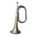 thumbnail image 3 of MERIGLARE Trompette de Cavalerie Instrument de Musique Rétro Clairon de Marche Clairon Soufflant, 3 of 7