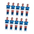 thumbnail image 4 of S SERENABLE 10 Pieces Foosball Men Set Soccer Table Mini Doll Table Football Men Blue White, 4 of 9