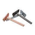 thumbnail image 2 of Black Stainless Steel Safety Razor for Men - Premium Double Edge Shaving Tool with Ergonomic Anti-Skid Handle, Easy Blade Replacement & Cleaning, Long-Lasting Rust-Resistant Construction (Blades Not, 2 of 6