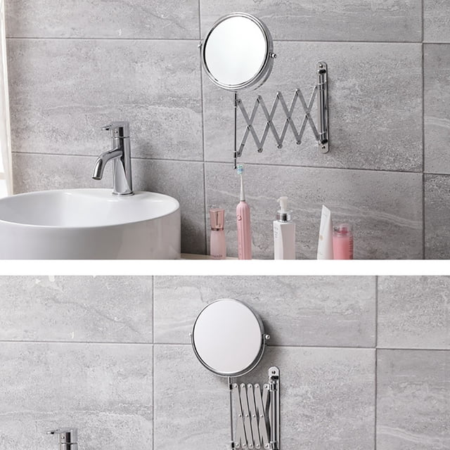 Wall Mounted Foldable Double Extendable Vanity for Bathroom Hotel and Dressing Use Furniture Category