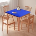 thumbnail image 1 of Antqov Nappe Carrée Ajustée 34x34 Pouces Extensible Nappe Carrée Enveloppante Extensible Housse de Table Nappe Carrée Housse de Table pour Cuisine Salle à Manger Pique-Nique Patio Extérieur Fêtes Tables, 1 of 6