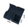 thumbnail image 3 of Bead Velvet Travel Portable Jewelry Box, Arched Small Jewelry Storage Box, Fashion Packaging Box, Fleece Material, Secure, for Travel Daily Use, 3 of 6