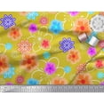 thumbnail image 2 of Soimoi Cotton Duck Fabric Artistic Floral Print Fabric by Yard 56 Inch Wide, 2 of 3