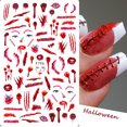 thumbnail image 1 of TopLLC Nail Stickers Nail Sticker Europe And America Halloween Halloween Red Matching Sticker Nail stickers, 1 of 8