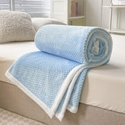 Weighted Blanket 18x18 Size Summer Ice Blanket Comfortable Cooler Quilt With Double Cold Effect & Absorbs Heat & Quickly Cool Down for Night Sweats Hot Sleepers & All Seasons Ideal Summer Blanket