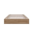 thumbnail image 1 of Nexera James King Platform Bed Frame, Brown Oak, 1 of 6