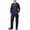 Navy, variant on TOPTIE Men's Long Sleeve Coverall Action Back Coverall with Zipper Pockets, Mechanic Uniform, Gray Coverall