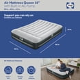 thumbnail image 2 of Sealy Tritech Matelas Pneumatique Gonflable Lit Grand 16 Pouces avec Pompe CA Intégrée, 2 of 10