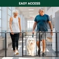 thumbnail image 4 of EDTara Parc de Jeu en Métal Portable et Robuste, Parc d'Exercice Pliable Résistant à la Rouille avec Porte Sécurisée, Clôture Idéale pour Petits Animaux pour une Utilisation Intérieure et Extérieure, 4 of 7