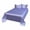 Purple, variant on SDNall Bed Sheet Set Silk Bed Sheets Solid Color Ice Silk Bed Sheet Set, Summer Friendly, Includes 2 Pillowcases, 3 Piece Bed Linen 2 Piece Set