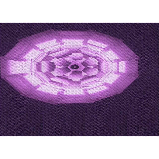 Ahgly Tapis Rectangulaire Lavable en Machine Intérieur Transitionnel Violet, 7 Pieds x 10 Pieds