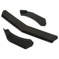 thumbnail image 4 of 3PCS Front Bumper Lip Chin Spoiler Black Flexible Adjustment Universal Scratch Resistant for Car, 4 of 8