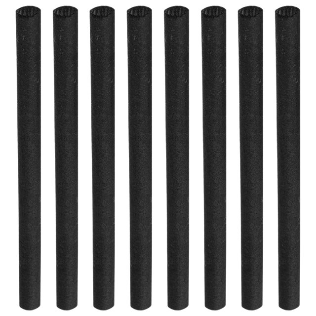 KAKOWELY graphite stir wands 8pcs Graphite Stir Rod Stick Stir Rod Long Carbon Stirring Rod Graphite Stir Stick Graphite Rod Electrode For Melting Casting