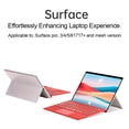 thumbnail image 3 of Colorful Backlit Magnetic Bluetooth Keyboard for Microsoft Surface Pro - Red, Enhanced Typing Experience with 10m Range and Type-C Charging, 3 of 6