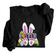 thumbnail image 1 of EGNMCR Easter T-Shirt Imprimé T-Shirts Graphiques pour Femmes T-Shirts pour Femmes T-Shirt à Col Rond pour Femmes Haut à Manches Longues Imprimé Easter Chandails T-Shirt pour Femmes, 1 of 5