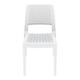 thumbnail image 4 of Compamia Verona Resin Wickerlook Patio Dining Chair in White, 4 of 11