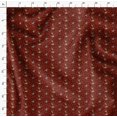 thumbnail image 4 of Soimoi Red Poly Georgette Fabric Arrow & Reindeer Kids Print Fabric by Yard 52 Inch Wide, 4 of 6
