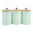 thumbnail image 1 of Condiment Pot Seasoning Container Spice Kitchen Sugar w/ Lid Green, 1 of 8
