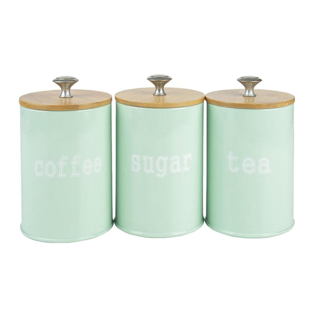 Condiment Pot Seasoning Container Spice Kitchen Sugar w/ Lid Green
