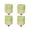 Vert, variante sur zhangmingg Nappe Robuste Maintien Sécurisé Sans Attaches pour Usage Intérieur Extérieur pour Garder les Couvre-Tables en Place Lors des Pique-Niques Fêtes et Camping 4 Pcs