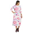 thumbnail image 4 of Phagun Robe Midi d'Été pour Femme Décontractée Ample avec Poches Robe à Encolure Dégagée Robes, 4 of 7