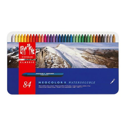 Caran d'Ache Neocolor II Pastel (84 Colour Metal Box Set)