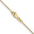 thumbnail image 4 of 14k Yellow Gold 14 Inch .85mm Spiga Chain Necklace Pendant Charm Wheat, 4 of 9