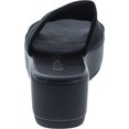 thumbnail image 4 of Nature Breeze Womens Stretchy Slip On Peep Toe Backless Platform Sandals Black 10, 4 of 8